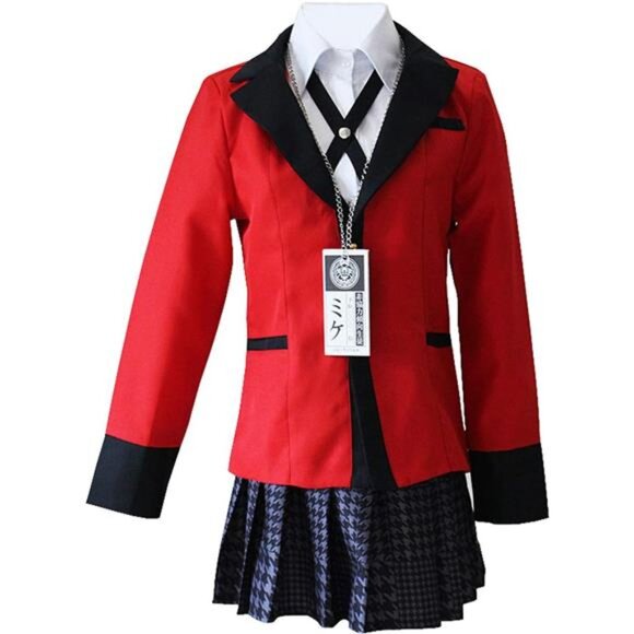 Yumeko Jabami Costume School Uniforms Anime Cosplay Party Full Set - Picture 1 of 7